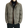 New thickened and warm men's down jacket for winter, with a stand-up collar, cool and casual white duck down winter coat for men Item Picture